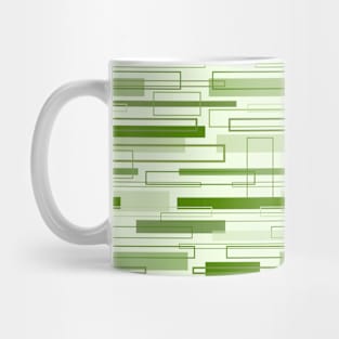 rectangles, outlines, stripes Mug